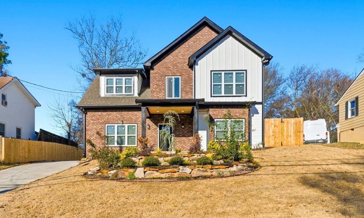 Buford Highway House | A newly constructed home with four bedrooms and four bathrooms.