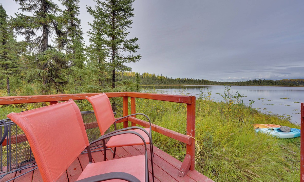Ridgeway Cabin | Fish, Hike & Explore: Lakefront Cabin in Soldotna