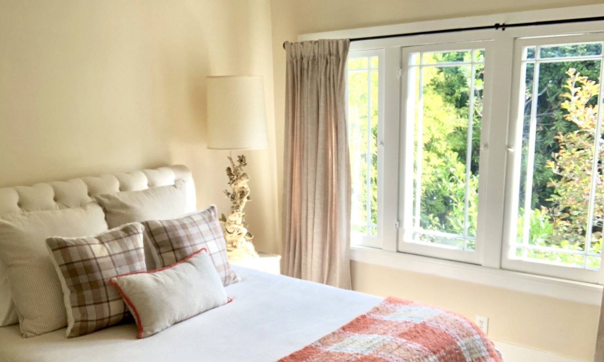 Hollywood Hills West House | Hollywood Sunset Strip Home - Garden Bedroom - Historic California Craftsman