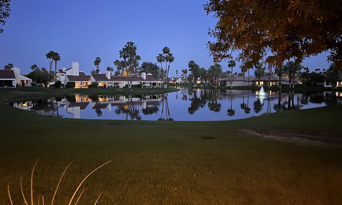 Rancho Mirage Condo | Lakefront Beauty - listen to the birds chirp while drinking your morning coffee