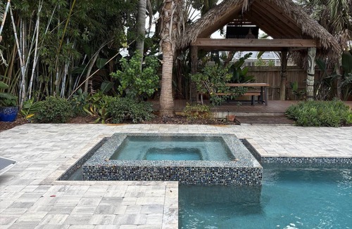 Laurel House | .9 miles to Nokomis Beach! A tropical paradise with private pool and spa!