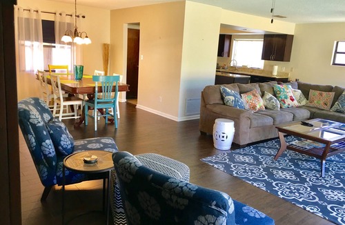 Seacoast Shores House | Beachside Bliss! 4 Bedroom Home with private fenced backyard!