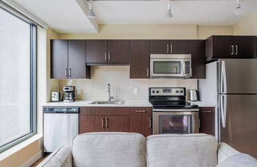 Theatre District Apartment | Blueground | Boston Theater District, rooftop, nr Boston Common