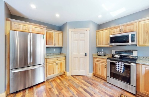 Intervale House | Chic home with game room, fireplace & mountain view - near Story Land & skiing