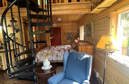 Fishhook Cabin | Cowboy Cabin -tucked into the woods near Hatcher Pass Recreation Area.