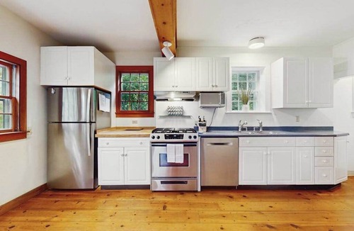 Barnstable House | Dog-friendly historic home with yard, games, grill, children's items, W/D, & AC