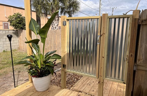 Ocean Park Villa | JUST BEACHY A Seaside Serenity Coastal Retreat Outdoor Shower FastWifi