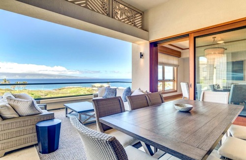Montage Kapalua Bay Apartment | K B M Resorts: Molokai At Montage Kapalua Bay, Ocean View, 3 Bedrooms Penthouse, Steps to Beach and Kapalua Bay, Includes Rental Car!