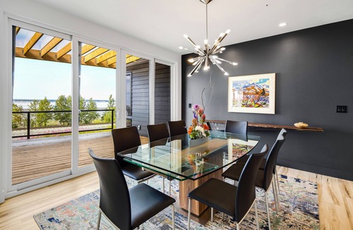 South Addition Villa | Luxury villa with inlet views, hot tub, decks, grill, balcony, fireplace, & W/D