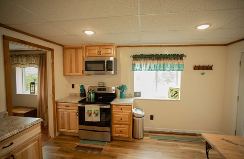 Fritz Creek Apartment | Otter Stop Inn! Ocean and mountain views from every window!