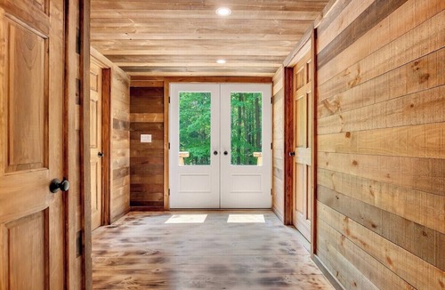 Middle Grove House | Relax at a nature inspired lodge on 60 wooded acres. Dog-friendly, kid-ready, and perfect for groups