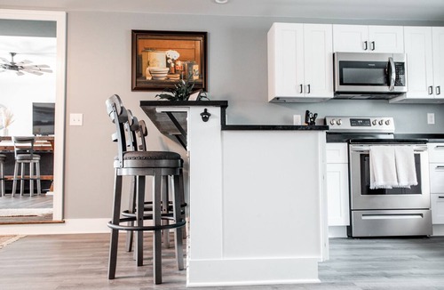 Middle Falls House | Restored horse stable transformed into modern designed retreat!