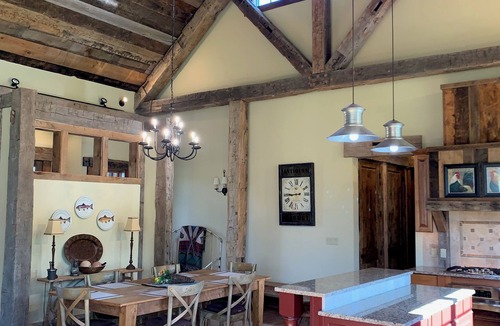 Divide Cabin | Riverfront Timber-framed Hunting Lodge; Ideal SW Montana location; Wi-Fi