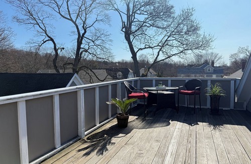 West Newton Condo | Spacious and Charming 2BR condo with deck central AC/Prime location in Newton