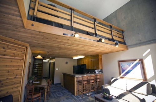 Salt Lake Mountain Resorts Cabin | Suite/Loft Room at the Iron Blosom in Snowbird- walk to lifts
