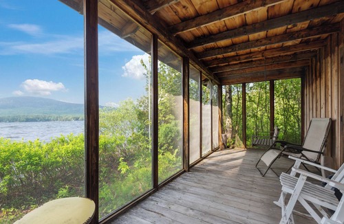 Rangeley House | Summers - Large classic cottage with sandy beach on Mooselookmeguntic Lake