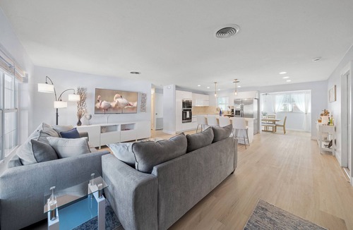 Seacoast Shores House | Surfside 3BR Retreat w/Hot Tub & Game Room! Bonus, Walk to the beach!