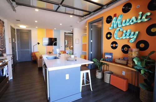 Rolling Mill Hill Apartment | The Muse - Modern 2BR Condo with Private Balcony and City Rooftop Access