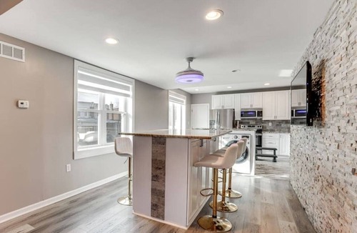 Delair House | Upscale Philly Retreat | Hot Tub, Arcade & Theater