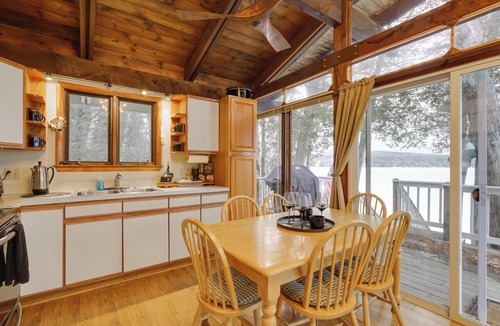 Schroon Lake Cabin | Waterfront Deck + Views: Schroon Lake Sanctuary