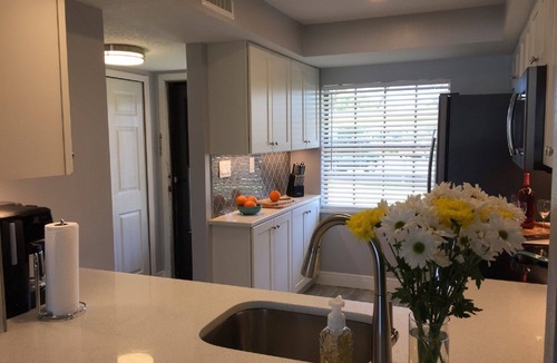 Cocoa Isles Condo | Waterfront! Enjoy Beautiful Sunsets and Fish off the Docks!