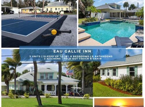 3 Units Sleeps 17 Pool Pickleball Beaches