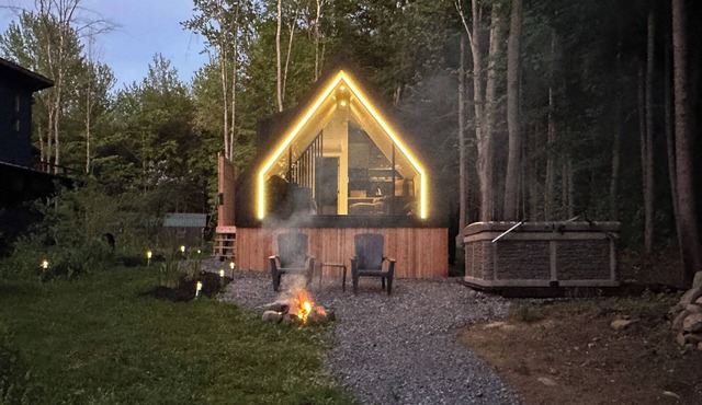A-Frame Tiny home in the forest