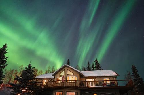 Aurora Hillside House | Sauna + Fire Pit + View