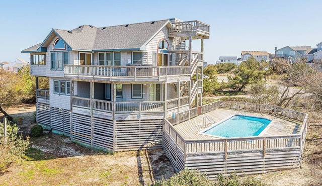 Banana Republic - Duck, Carolina Dunes, 200 Yds to Beach, Pool, Hot Tub, Ocean View