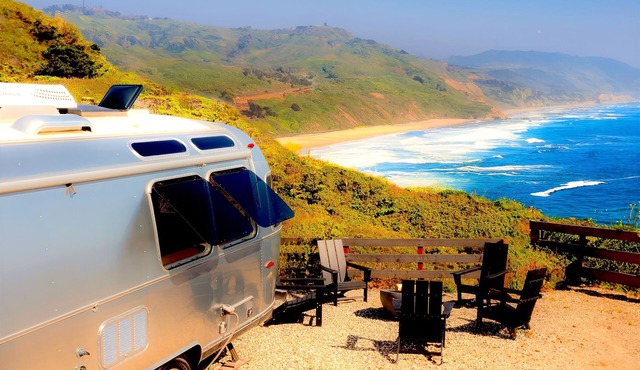 Beachfront California Coast Airstream