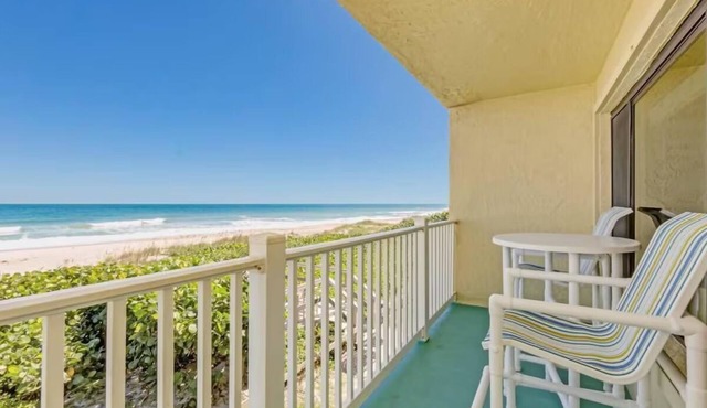 Beachfront Indialantic Retreat | 1 King Bed | Near Cocoa Beach