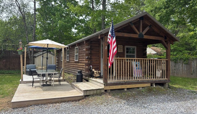Cabin with big fenced yard-firepit-walking distance to Sacandaga lake- pets ok