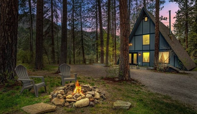 Charming A-Frame getaway in the woods - Pet friendly - Sleeps 6