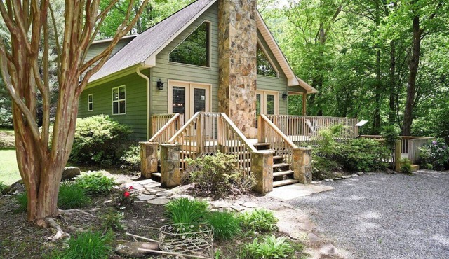 Creek Front Lodge Private Setting Fast Internet Firepit
