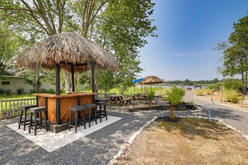 Dock + Backyard Bar: Spacious Barnegat Bay Retreat in Waretown