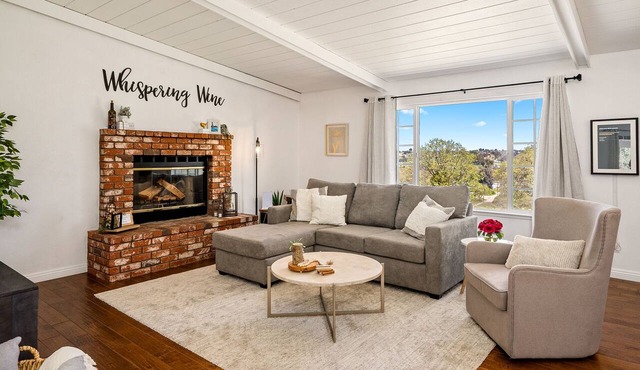 Fire Pit + Deck + Private Acreage | Paso Robles Wine Country | Whispering Wine in Paso Robles
