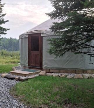 Gorgeous Yurt in the Adirondacks for a Unique Glamping Getaway near Minerva, New York