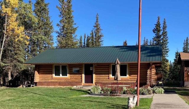 Historic log home near the center of town. Close proximity to all services.