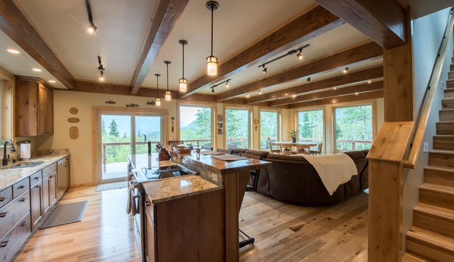 Incredible Views of the Kenai River and Mountains, Home sits on 5 Private acres!