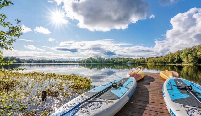 Lakefront, Firepit, Kayaks~Alaska Lake House Oasis
