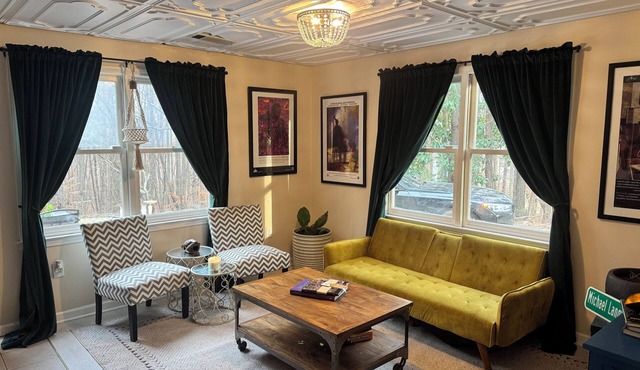 New Listing! Creative Retreat on 3 Acres & 2 King Suites + Patio