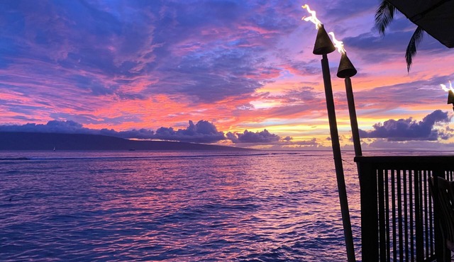 New Listing! Hotel Zone Lahaina Shores Premier Mtn view Studio on the Beach