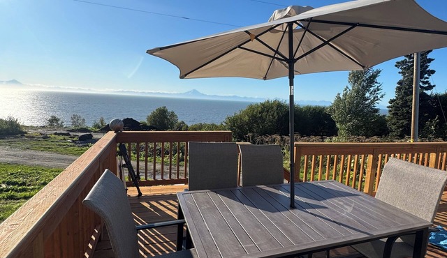 Ocean front cabin in Clam Gulch