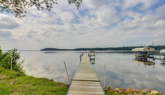 Rustic Lakefront Cabin w/Dock & Fire Pit