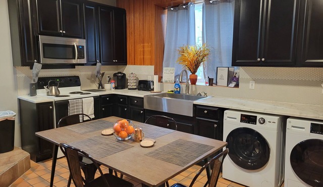 Spacious Industrial split level with private balcony