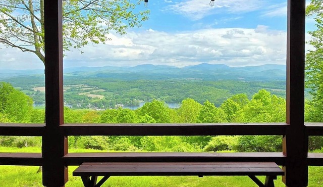 Stunning Views from the Fire Tower Cabin