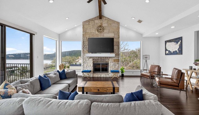 Water's Edge | Spacious Group Retreat with Lake Travis Views!
