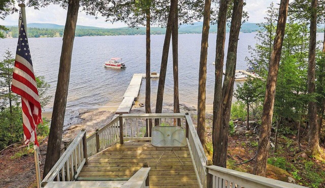Waterfront Deck + Views: Schroon Lake Sanctuary