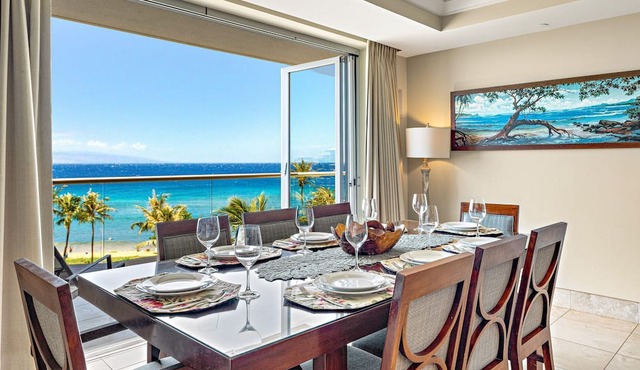 Maui Resort Rentals: Honua Kai Konea 550 – 5th Floor Ocean Front Crown Jewel 3BR w/B.B.Q on Balcony